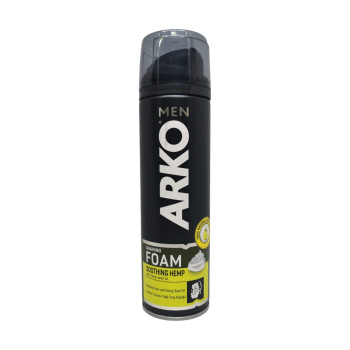 ARKO пяна за бръснене, Soothing hemp, 200мл ARKO пяна за бръснене, Soothing hemp, 200мл
