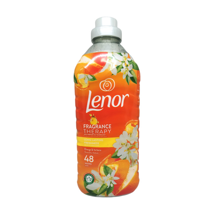 LENOR омекотител за пране, 1200мл, 48 пранета, Orange & Verbena