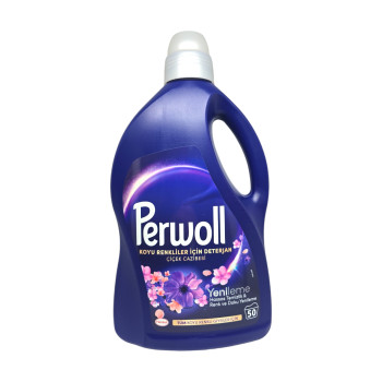 PERWOLL течен перилен препарат, Универсално пране, Цветя, 50 пранета, 2750мл