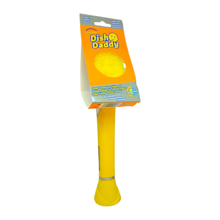 SCRUB DADDY Dish daddy гъба с дръжка диспенсер, 1 брой 