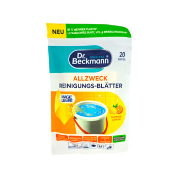 DR.BECKMANN препарат на ленти за почистване на повърности, 20 броя, Summer Lemon DR.BECKMANN препарат на ленти за почистване на повърности, 20 броя, Summer Lemon