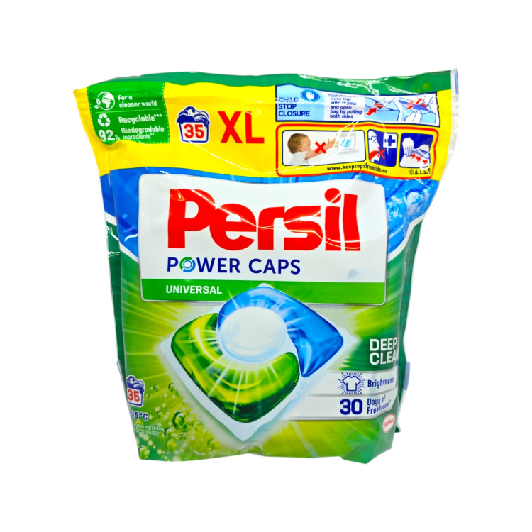 PERSIL капусли за пране, Power caps, 35 броя, Универсално пране