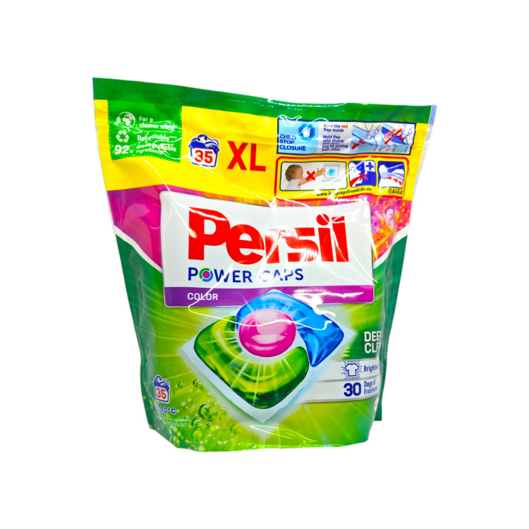 PERSIL капусли за пране, Power caps, 35 броя, Цветно пране