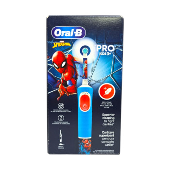 ORAL-B електрическа четка за зъби с зарядно, Pro kids 3+, Spiderman, 1 брой 