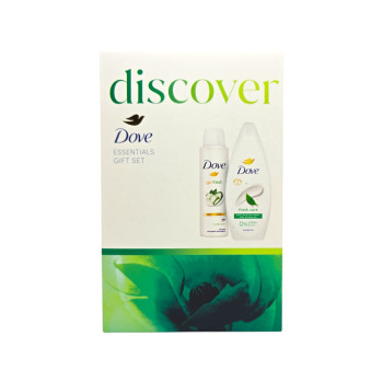 DOVE подаръчен комплект, Дамски, Discover, Fresh care, Душ гел, Дезодорант DOVE подаръчен комплект, Дамски, Discover, Fresh care, Душ гел, Дезодорант