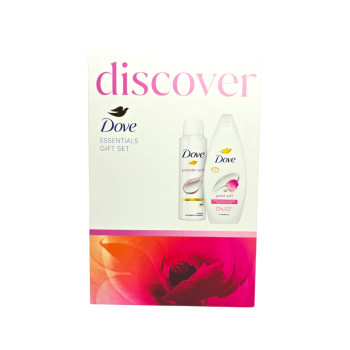 DOVE подаръчен комплект, Дамски, Discover, Petal soft, Душ гел, Дезодорант DOVE подаръчен комплект, Дамски, Discover, Petal soft, Душ гел, Дезодорант