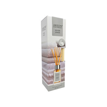 Areon домашен парфюм с клечки 85мл, Silver Linen Areon домашен парфюм с клечки 85мл, Silver Linen
