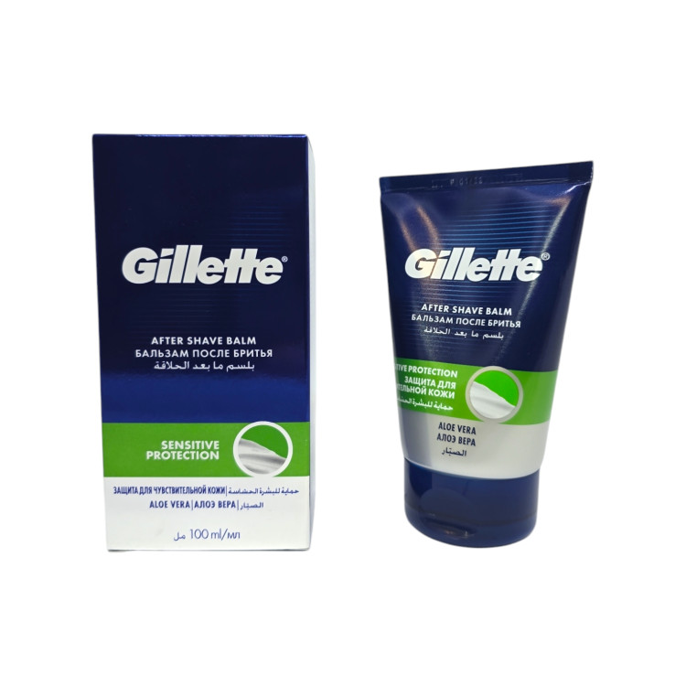 GILLETTE афтършейв балсам, Sensitive Protection, 100мл