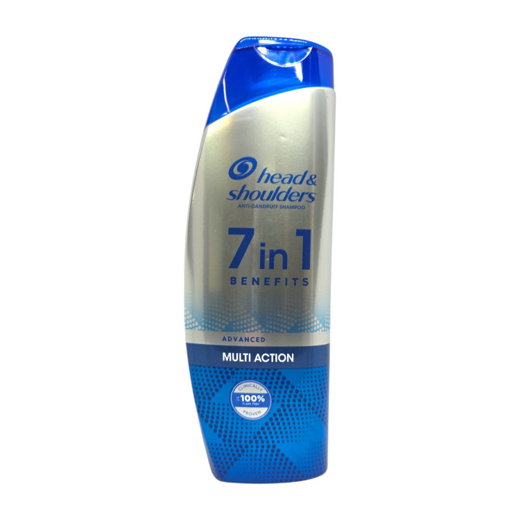 HEAD & SHOULDERS шампоан за коса, Против пърхот, Мъжки, 7in1 ,360мл