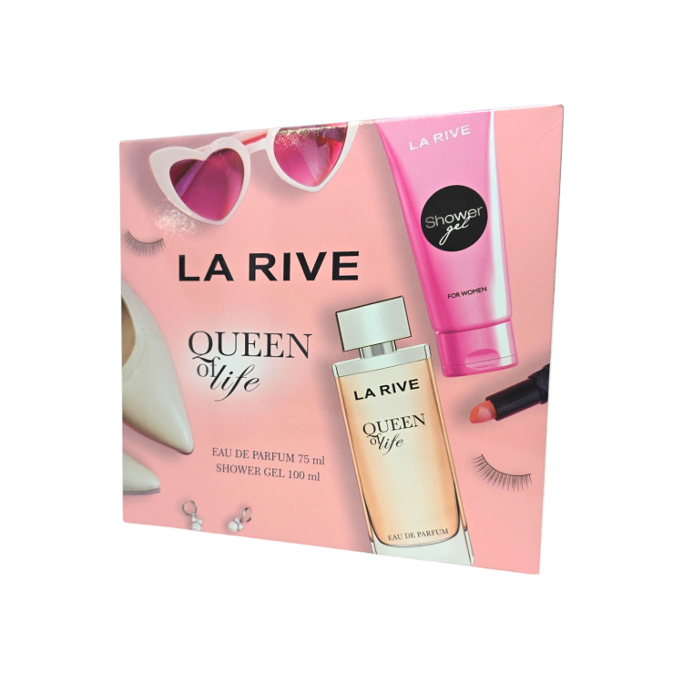 La Rive дамски подаръчен комплект, EDP 90ml, Душ гел 100мл, Queen of Life