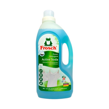 FROSCH течен перилен препарат, 1,5л, 22 пранета, Active Soda FROSCH течен перилен препарат, 1,5л, 22 пранета, Active Soda