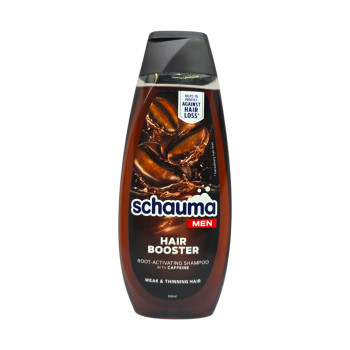 SCHAUMA мъжки шампоан за коса, Hair Booster, Кафе, 400мл SCHAUMA мъжки шампоан за коса, Hair Booster, Кафе, 400мл