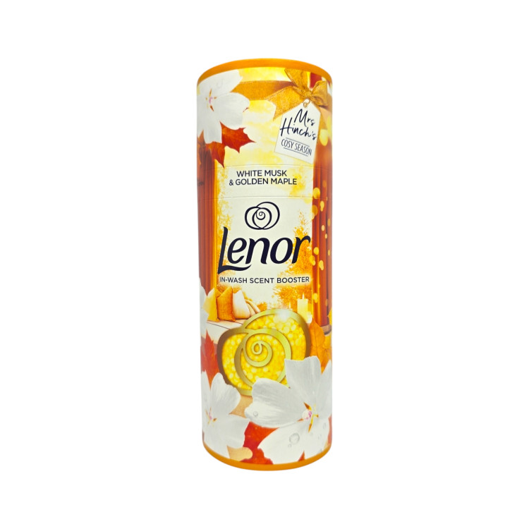 LENOR омекотител за пране на кристали, 176гр, White musk & Golden Maple