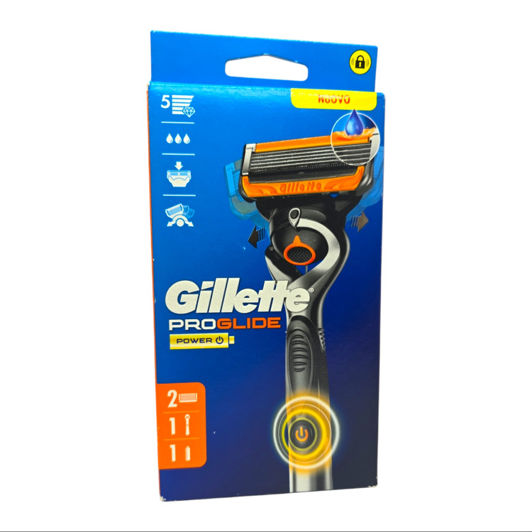 GILLETTE самобръсначка, Fusion 5 , Proglide, Power, Дръжка 1 брой, Ножче 2 броя GILLETTE самобръсначка, Fusion 5 , Proglide, Power, Дръжка 1 брой, Ножче 2 броя