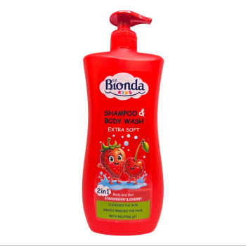 BIONDA детски шампоан, 500мл, Ягода и череша