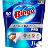BINGO таблетки за съдомиялна машина, Всичко в едно, Pro, 80 броя BINGO таблетки за съдомиялна машина, Всичко в едно, Pro, 80 броя