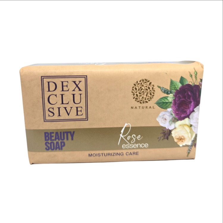 DEXCLUSIVE натурален сапун, 125гр, Роза