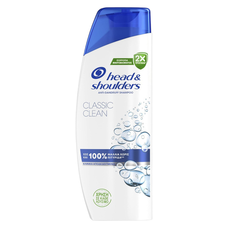 HEAD & SHOULDERS шампоан за коса, 330мл, Classic clean