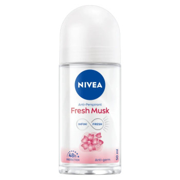 Nivea рол-он дамски, 50мл, Fresh musk