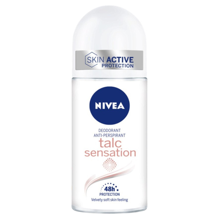 Nivea рол-он дамски, 50мл, Talc Sensation