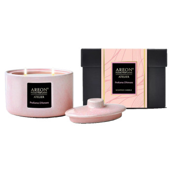 AREON луксозна ароматизирана свещ в керамична опаковка, Atelier, Profumo D'Amore