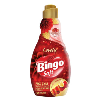 BINGO soft омекотител за пране, 1440мл, 60 пранета, Lovely BINGO soft омекотител за пране, 1440мл, 60 пранета, Lovely