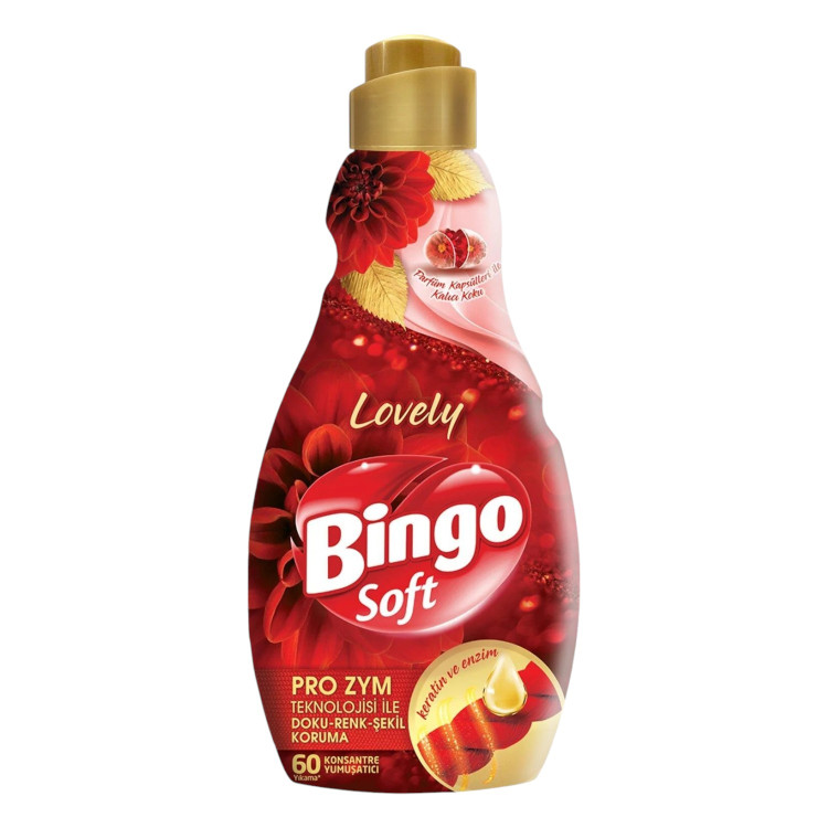BINGO soft омекотител за пране, 1440мл, 60 пранета, Lovely