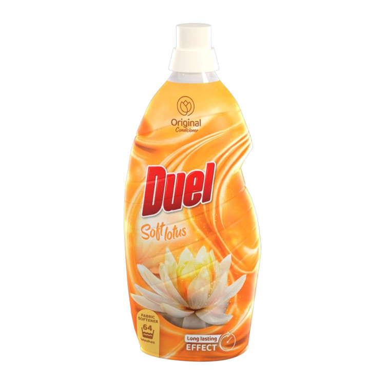 DUEL омекотител за пране, 1600мл, 64 пранета, Soft Lotus