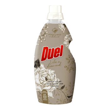 DUEL омекотител за пране, 1600мл, 64 пранета, Like a Diamond