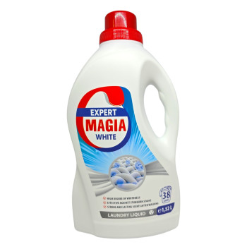 MAGIA течен перилен препарат, 1520мл, 38 пранета, Бяло пране