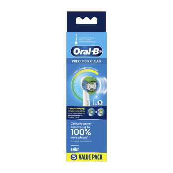 Oral-B накрайник за електрическа четка за зъби, Precision Clean, 5 броя 
