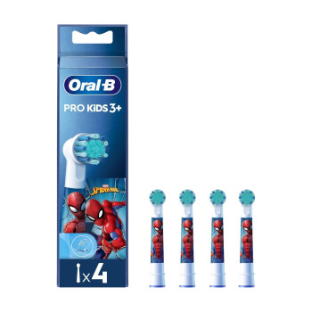 Oral-B накрайник за електрическа четка за зъби, Детски, Spider man 3+, 4 броя 