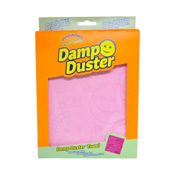 SCRUB DADDY универсална кърпа за почистване, Damp Duster, 1 брой, Розов
