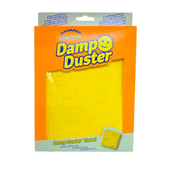 SCRUB DADDY универсална кърпа за почистване, Damp Duster, 1 брой, Жълт