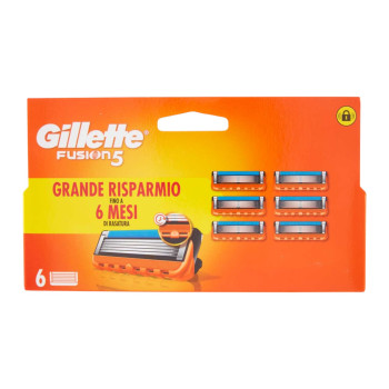 GILLETTE резервни ножчета за самобръсначка, Fusion5, 6 броя GILLETTE резервни ножчета за самобръсначка, Fusion5, 6 броя