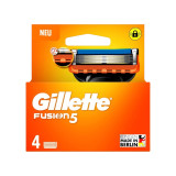 GILLETTE резервни ножчета за самобръсначка, Fusion5, 4 броя
