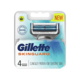 GILLETTE резервни ножчета за самобръсначка, Skinguard, 4 броя