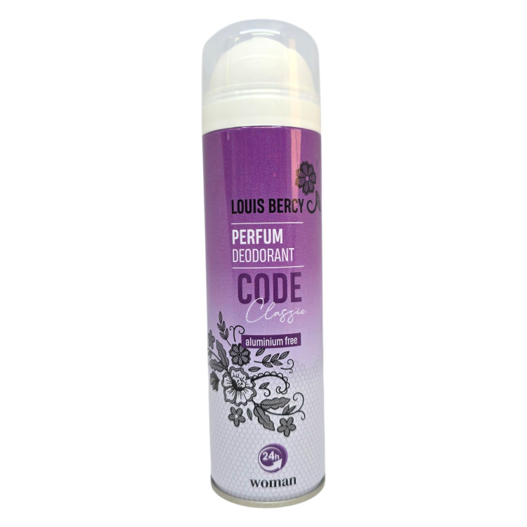LOUIS BERCY дезодорант, 150мл, Дамски, Code LOUIS BERCY дезодорант, 150мл, Дамски, Code