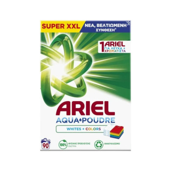ARIEL прах за пране, 5.850кг, 90 пранета, Whites & Colors ARIEL прах за пране, 5.850кг, 90 пранета, Whites & Colors