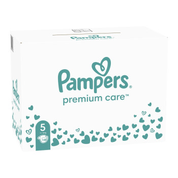 PAMPERS premium care бебешки пелени, Номер 5, 11-16кг, 148 броя