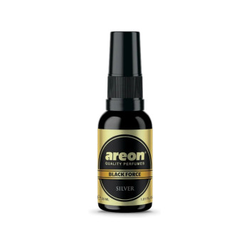AREON спрей парфюм ароматизатор за автомобили, Black Force, Silver AREON спрей парфюм ароматизатор за автомобили, Black Force, Silver