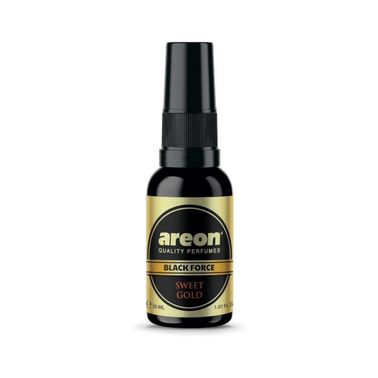 AREON спрей парфюм ароматизатор за автомобили, Black Force, Sweet Gold