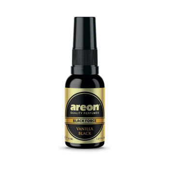 AREON спрей парфюм ароматизатор за автомобили, Black Force, Vanilla Black AREON спрей парфюм ароматизатор за автомобили, Black Force, Vanilla Black