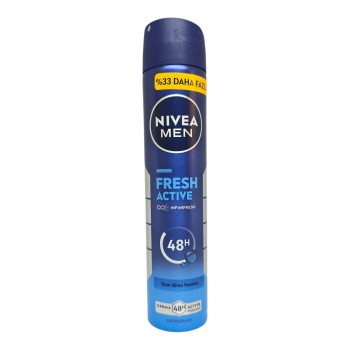 NIVEA дезодорант мъжки, 200мл, Fresh Active NIVEA дезодорант мъжки, 200мл, Fresh Active