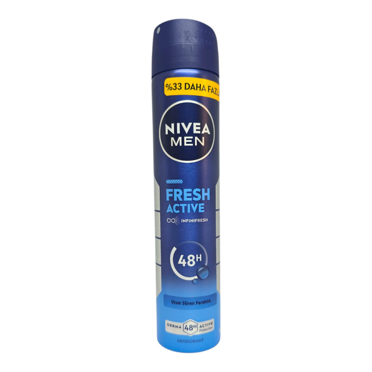 NIVEA дезодорант мъжки, 200мл, Fresh Active NIVEA дезодорант мъжки, 200мл, Fresh Active