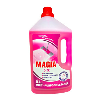 MAGIA универсален препарат за подови повърхности, 2 литра, Silk MAGIA универсален препарат за подови повърхности, 2 литра, Silk