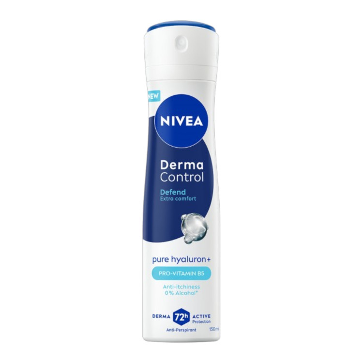 NIVEA дезодорант дамски, Derma control, Defenf, 150мл NIVEA дезодорант дамски, Derma control, Defenf, 150мл