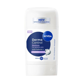NIVEA стик дезодорант, 50гр, Derma control, Restore