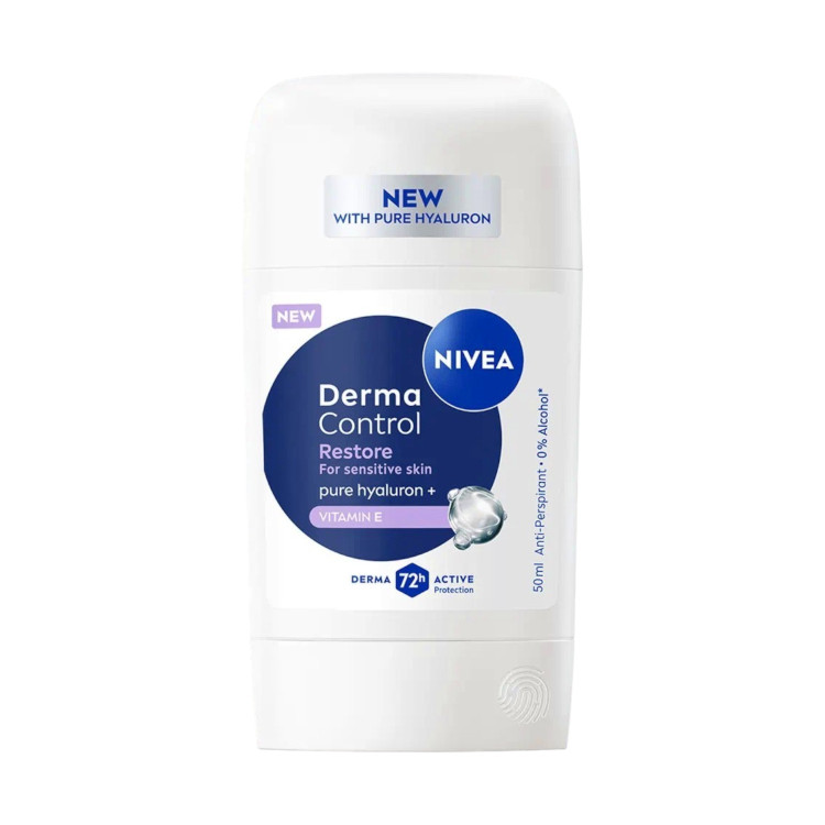 NIVEA стик дезодорант, 50гр, Derma control, Restore