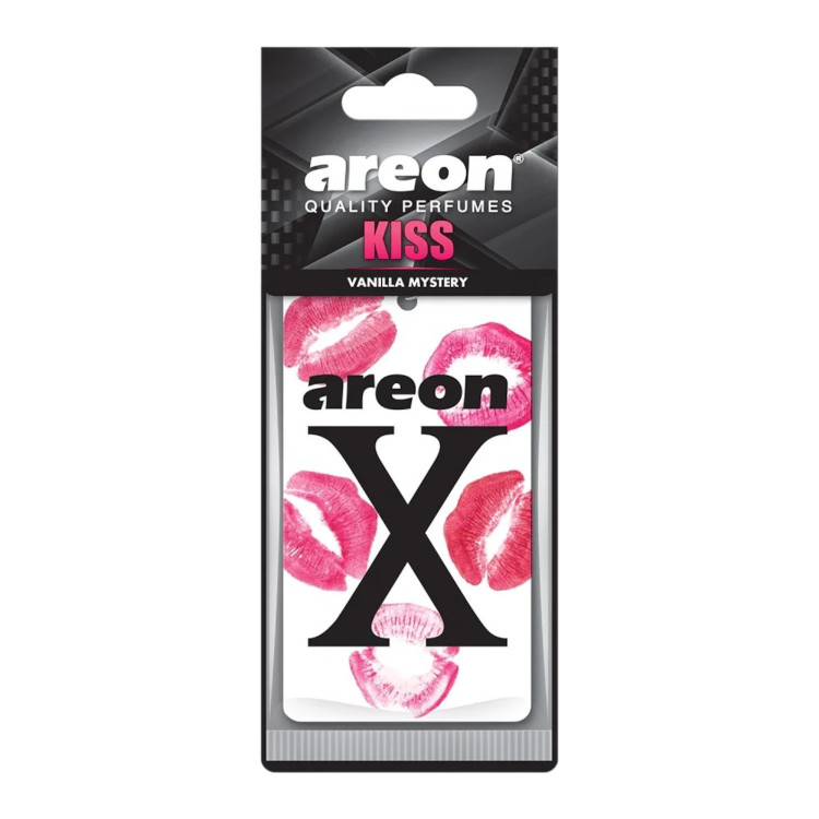 AREON ароматизатор за дома и автомобила, X version, Kiss, Vanilla mystery AREON ароматизатор за дома и автомобила, X version, Kiss, Vanilla mystery